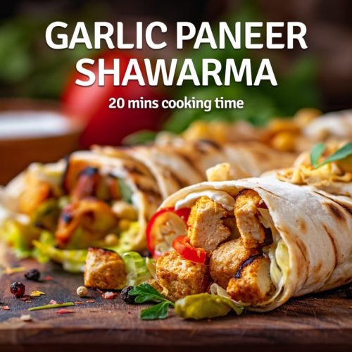 Garlic Paneer Shawarma – Veeba