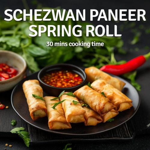 Schezwan Paneer Spring Roll – Veeba